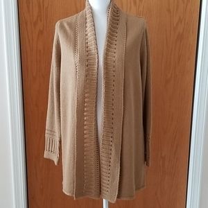 DRESS BARN ~ Camel Knit Cardigan